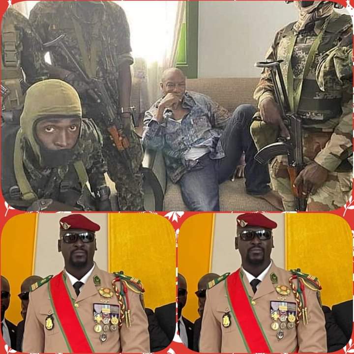 Guinée colonel Mamadi Doumbouya assure quAlpha Condé est bien traité