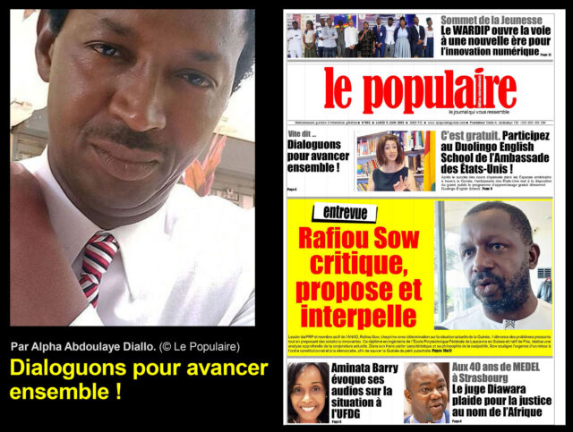 Dialoguons pour avancer ensemble