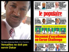 Versailles ne doit pas servir Dakar (Par Alpha Abdoulaye Diallo)