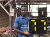 Mamou: Un jeune menuisier de Madina-Scierie invente un panneau innovant pour les matchs de foot