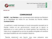 Après le limogeage du Premier ministre Ousmane SONKO, Pastef s’est exprimé