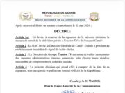 Guinée : la HAC lève la sanction contre « Évasion TV » et impose son retour sur Canal+