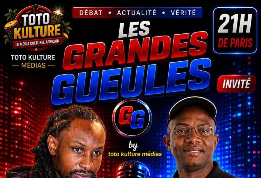 Toto Kulture Média lance une nouvelle émission de débat intitulée “Les Grandes Gueules”