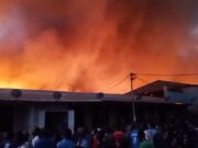 Un incendie ravage une grande partie du marché central de N’Zérékoré, ce vendredi 19 juin