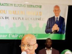 « J’ai animé, dans l’après-midi de ce samedi 27 juin à Alcaràs, dans la province de Lérida, un meeting organisé par la Fédération UFDG d’Espagne », Cellou Dalein