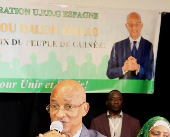 « J’ai animé, dans l’après-midi de ce samedi 27 juin à Alcaràs, dans la province de Lérida, un meeting organisé par la Fédération UFDG d’Espagne », Cellou Dalein