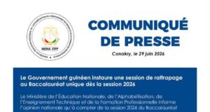 Le Gouvernement guinéen instaure une session de rattrapage pour le Baccalauréat unique dès la session 2026