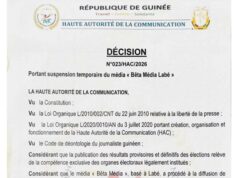 Guinée: La HAC) a suspend Béta Média Labé pour une durée de 5 mois, après la diffusion de résultats électoraux non officiels !