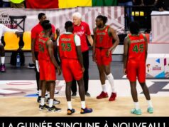 Basket ball: La Guinée chute encore face à la Tunisie et s’incline pour la deuxième fois consécutive