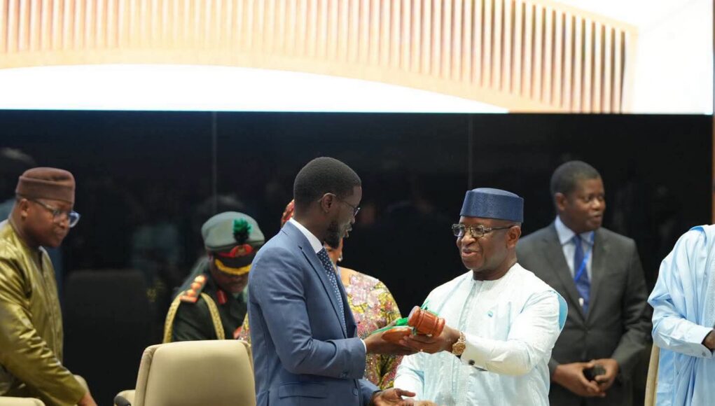 Le Président Bassirou Diomaye Faye, nouveau Président en exercice de la CEDEAO