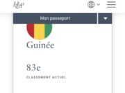 Le passeport guinéen figure parmi les documents de voyage les moins puissants au monde