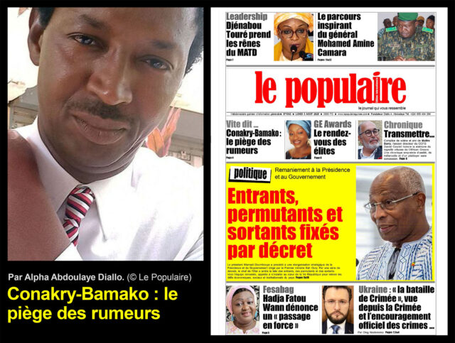 Conakry-Bamako le piège des rumeurs