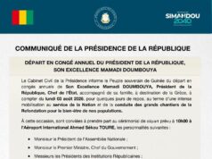 Mamadi Doumbouya en vacances en Grèce avec sa famille dès le 3 août (communiqué de la Présidence)