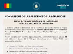 Guinée: Après plusieyrs jours de congé à l’extérieur, le Président Mamadi Doumbouya est attendu, ce vendredi 14 août