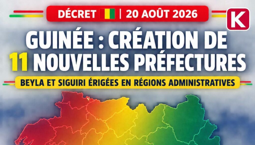 Guinée: Mamadi Doumbouya crée deux nouvelles régions administratives et onze nouvelles préfectures