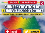 Guinée: Mamadi Doumbouya crée deux nouvelles régions administratives et onze nouvelles préfectures