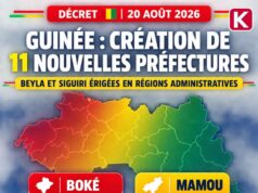 Guinée: Mamadi Doumbouya crée deux nouvelles régions administratives et onze nouvelles préfectures