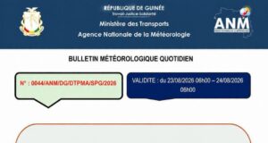 Guinée : des pluies faibles attendues sur l’ensemble du territoire (ANM)