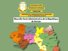 Guinée : une nouvelle carte administrative en dix régions