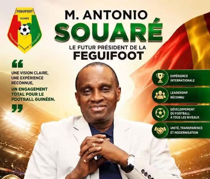 Féguifoot: Antonio Souaré affiche ses ambitions pour refonder le football guinéen