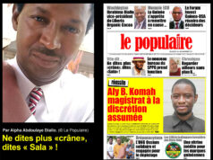 Ne dites plus « crâne», dites « Sala » du l’Amamy Bocar Biro Barry ! (Par Alpha Abdoulaye Diallo)