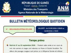 Guinée : pluies et orages sous surveillance, l’ANM appelle à la vigilance