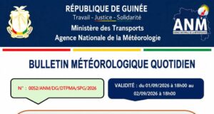 Guinée : pluies et orages sous surveillance, l’ANM appelle à la vigilance