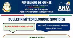 Guinée : pluies et orages annoncés, vigilance dans plusieurs régions du 7 au 8 septembre !