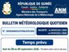 Guinée : des pluies attendues, mais une journée sous le signe de l’accalmie, demain mercredi 9 septembre