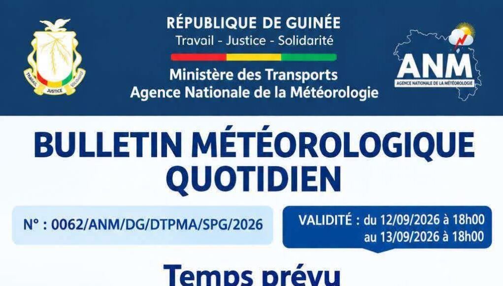 Guinée : une météo sous haute surveillance entre orages, pluies et fortes chaleurs