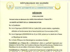 Guinée : la HAC met France 24 en demeure après des propos jugés offensants envers le président Doumbouya