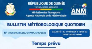 Guinée/Météo : la Guinée sous un ciel nuageux, entre faibles pluies et risques d’orages