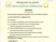 Guinée: la HAC interdit dix Web TV et deux sites d’information