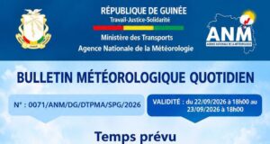 Guinée : de fortes pluies attendues encore, vigilance renforcée sur l’ensemble du territoire (ANM)