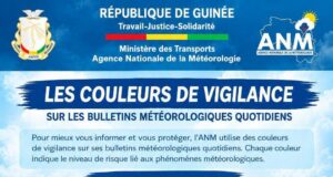 Guinée/Météo : l’ANM dévoile les quatre couleurs de vigilance pour mieux protéger les populations