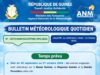 Guinée: orages nocturnes et pluies attendus dans plusieurs régions du 30 septembre au 1er octobre (ANM)