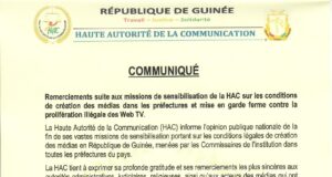 Médias/Guinée : la HAC hausse le ton contre les Web TV illégales