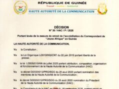 Guinée : la HAC rétablit l’accréditation du correspondant de Jeune Afrique