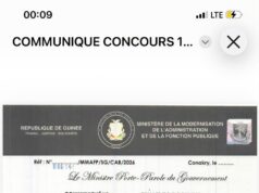 Guinée : le concours de recrutement de 6 000 enseignants avancé au 17 octobre prochain