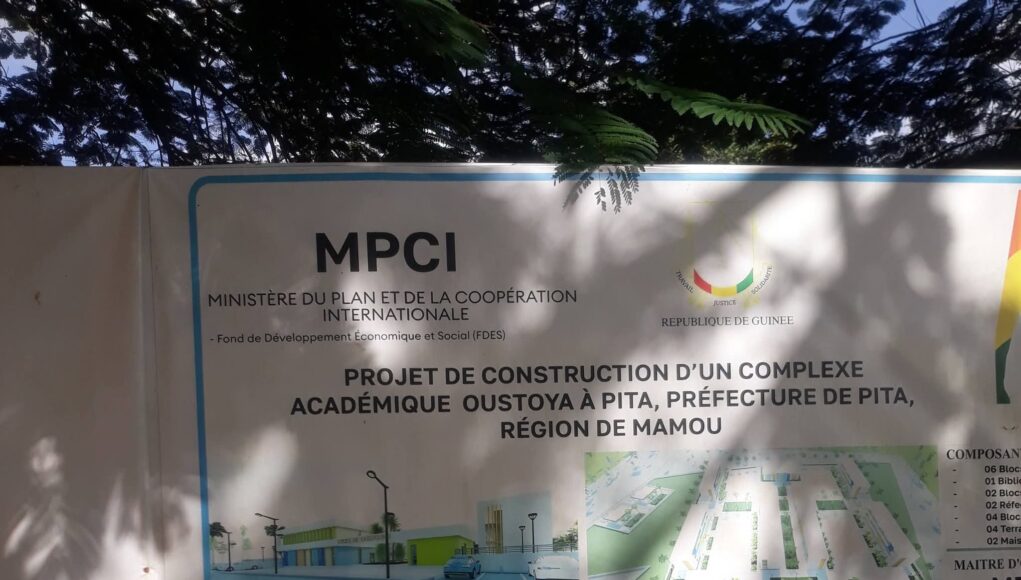 Pita : le chantier du complexe académique d’Oustoyah à l’arrêt, l’espoir des élèves en suspens !